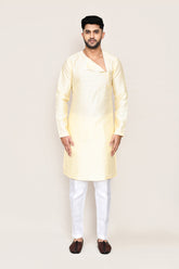 Light Beige Kurta with Straight Fit Pant